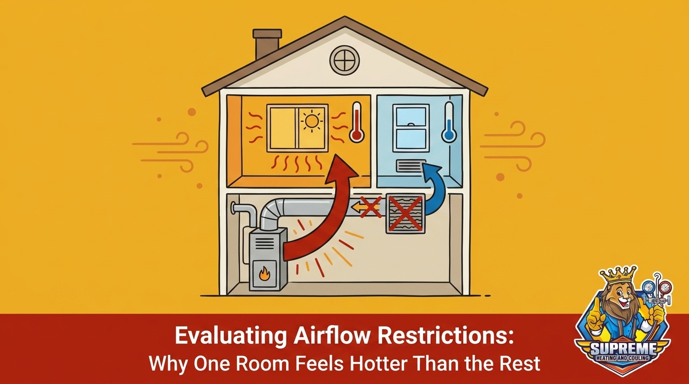 Evaluating Airflow Restrictions: Why One Room Feels Hotter Than the Rest