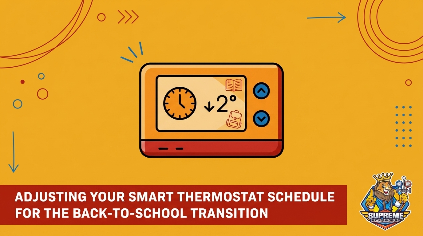 Adjusting Your Smart Thermostat Schedule for the Back-to-School Transition