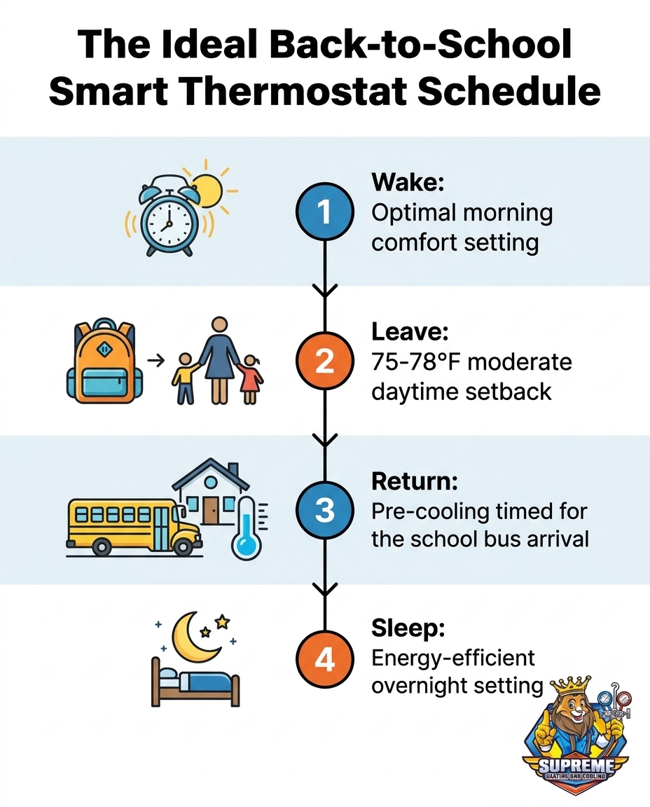 The Ideal Back-to-School Smart Thermostat Schedule