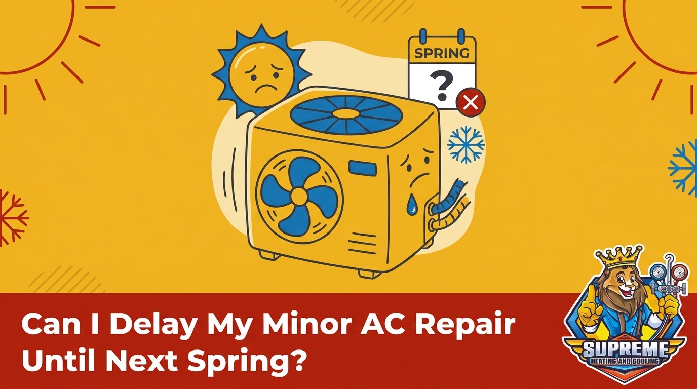 Can I Delay My Minor AC Repair Until Next Spring?