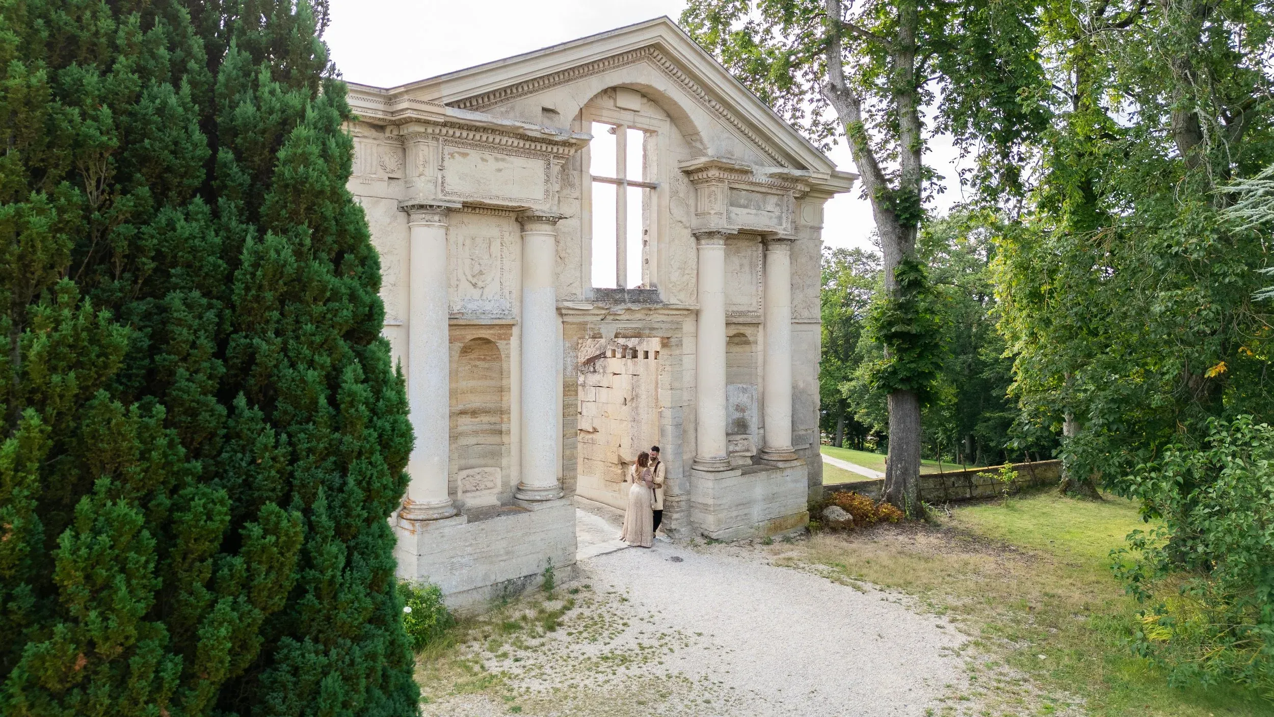 Mariage Nadira David photographe Reims wedding photography drone vue aérienne