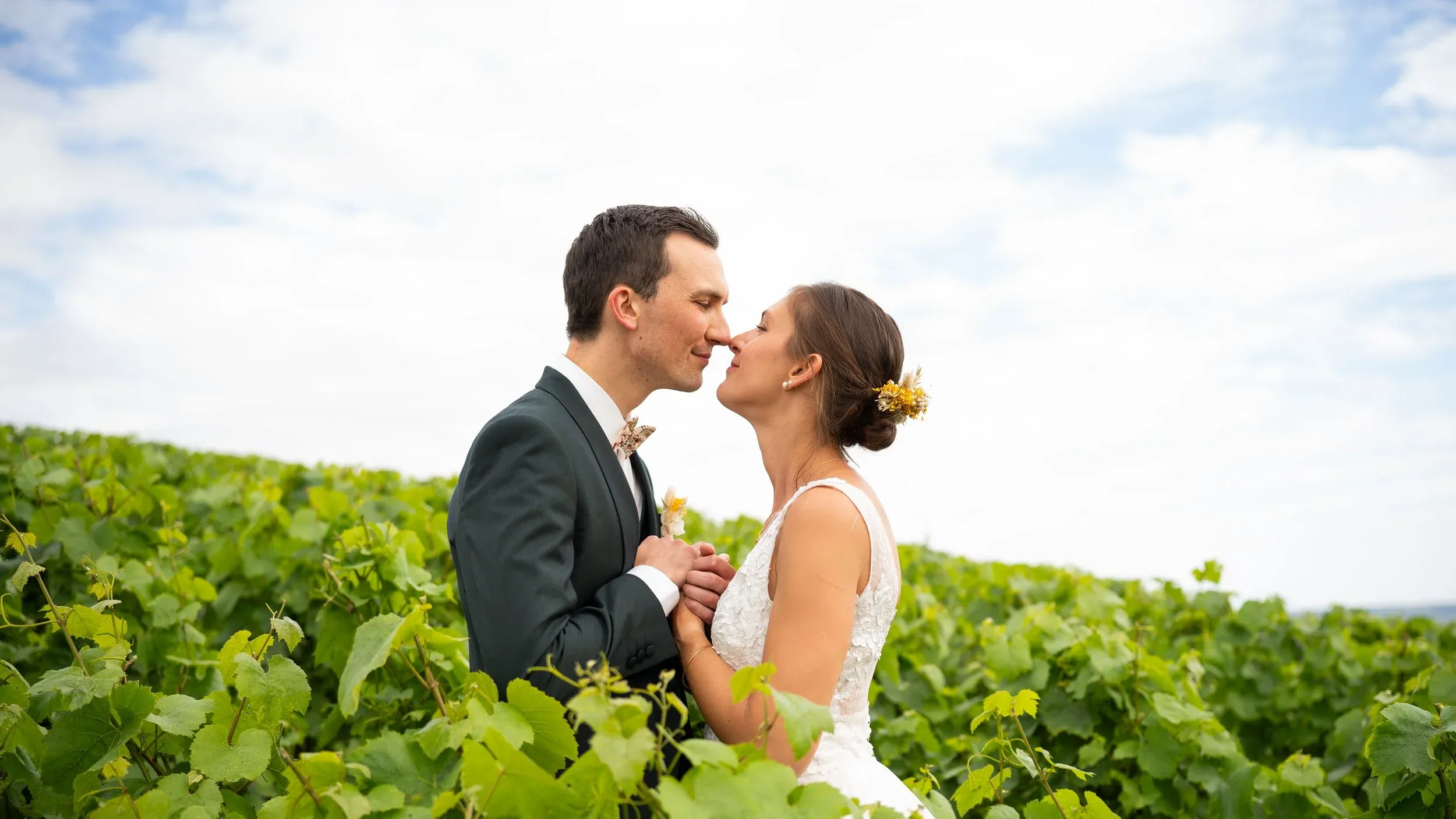 Photos mariage naturelles Reims couple Clémentine Nicolas photographe
