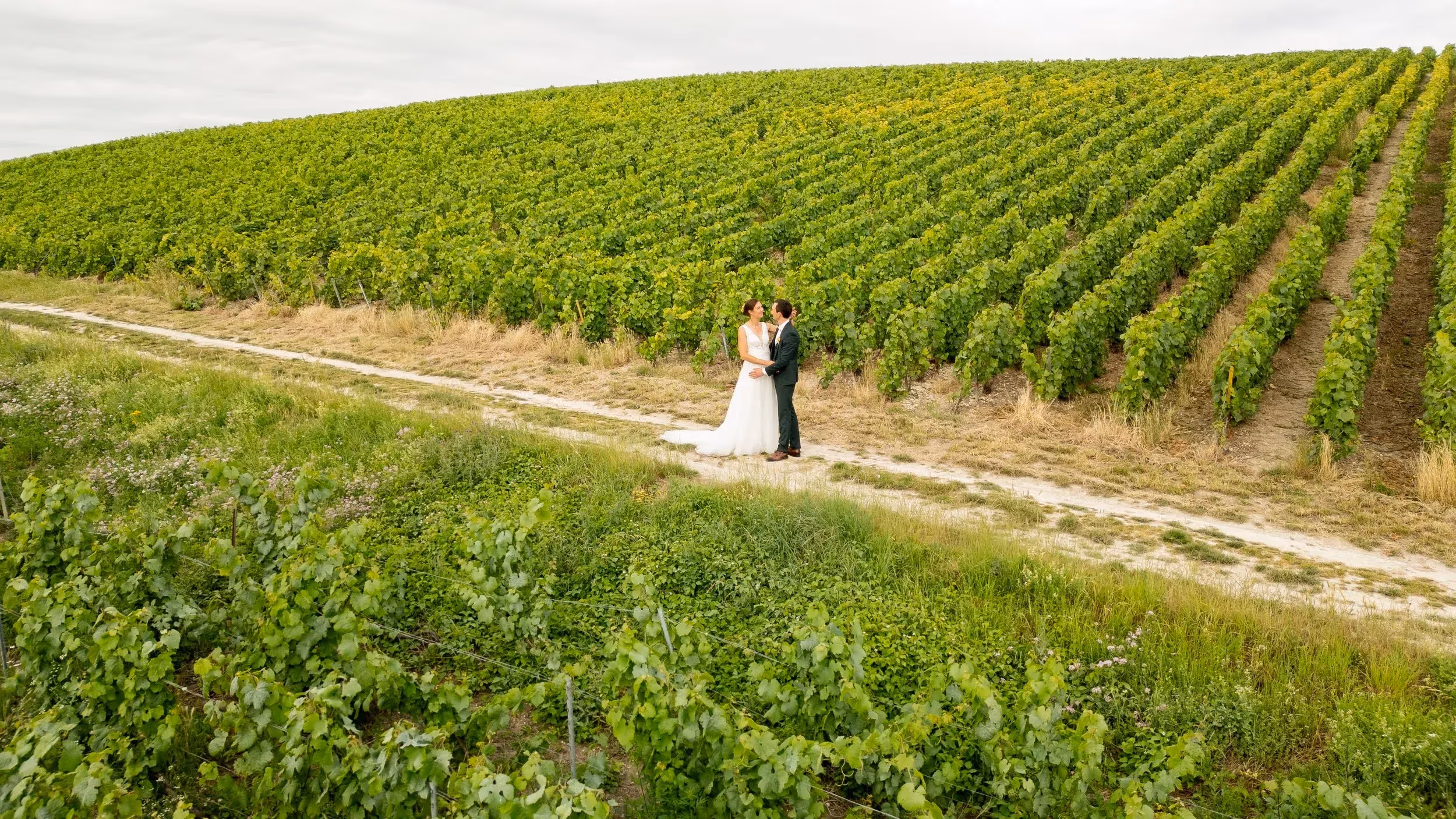 Mariage Clémentine Nicolas photographe Reims wedding photography drone vue aérienne