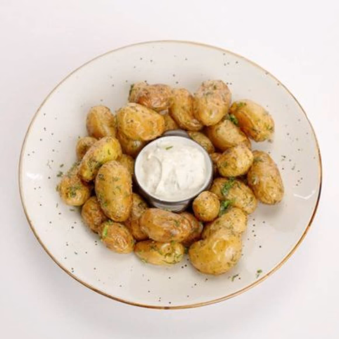 Baked Potato with White Dill Sauce