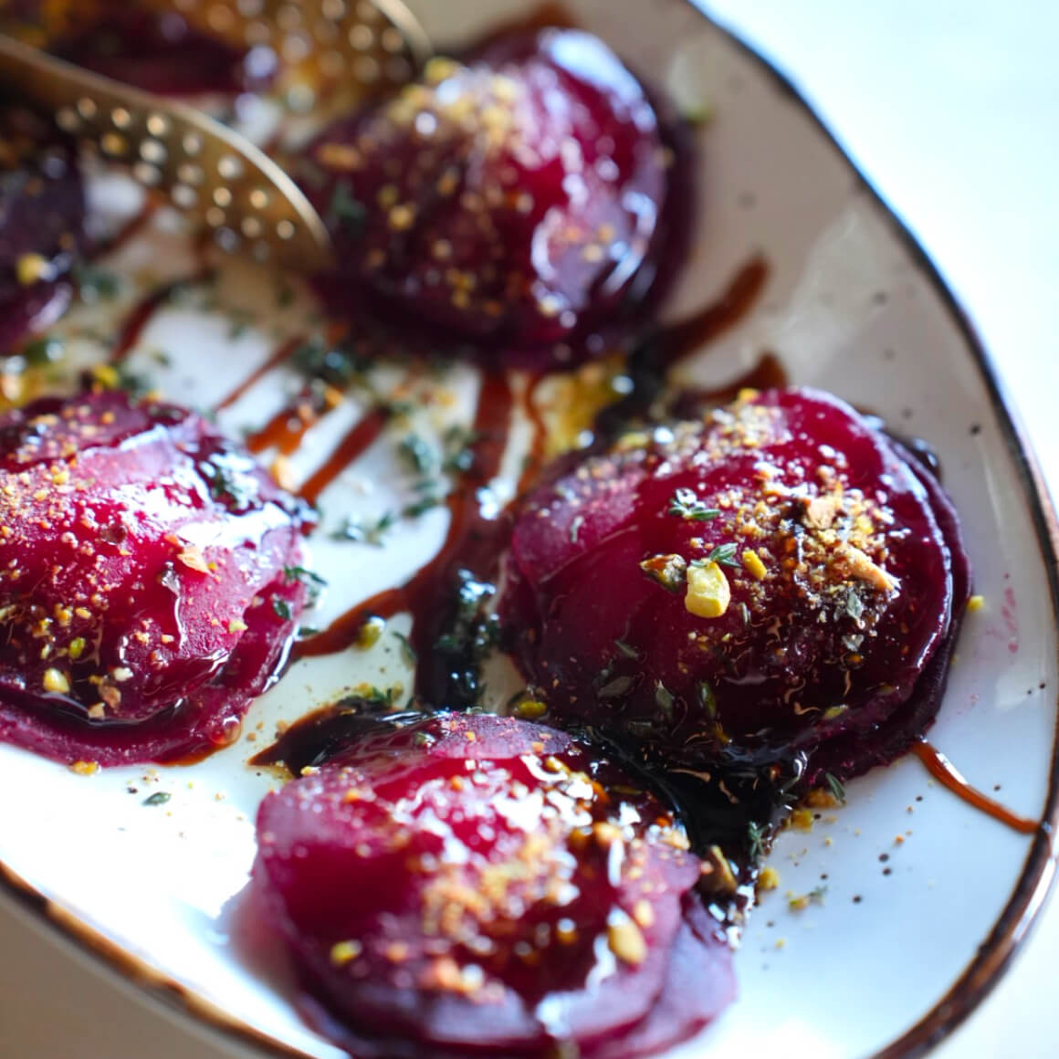 Roasted Beet With Cheese