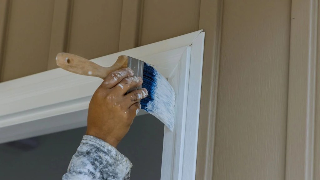 how to paint peeling exterior trim