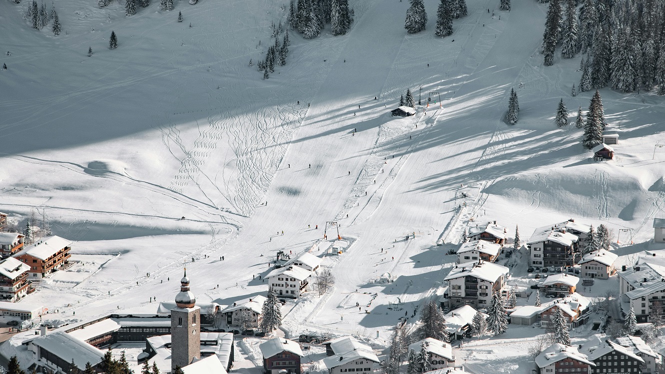 skiing resort in Lech