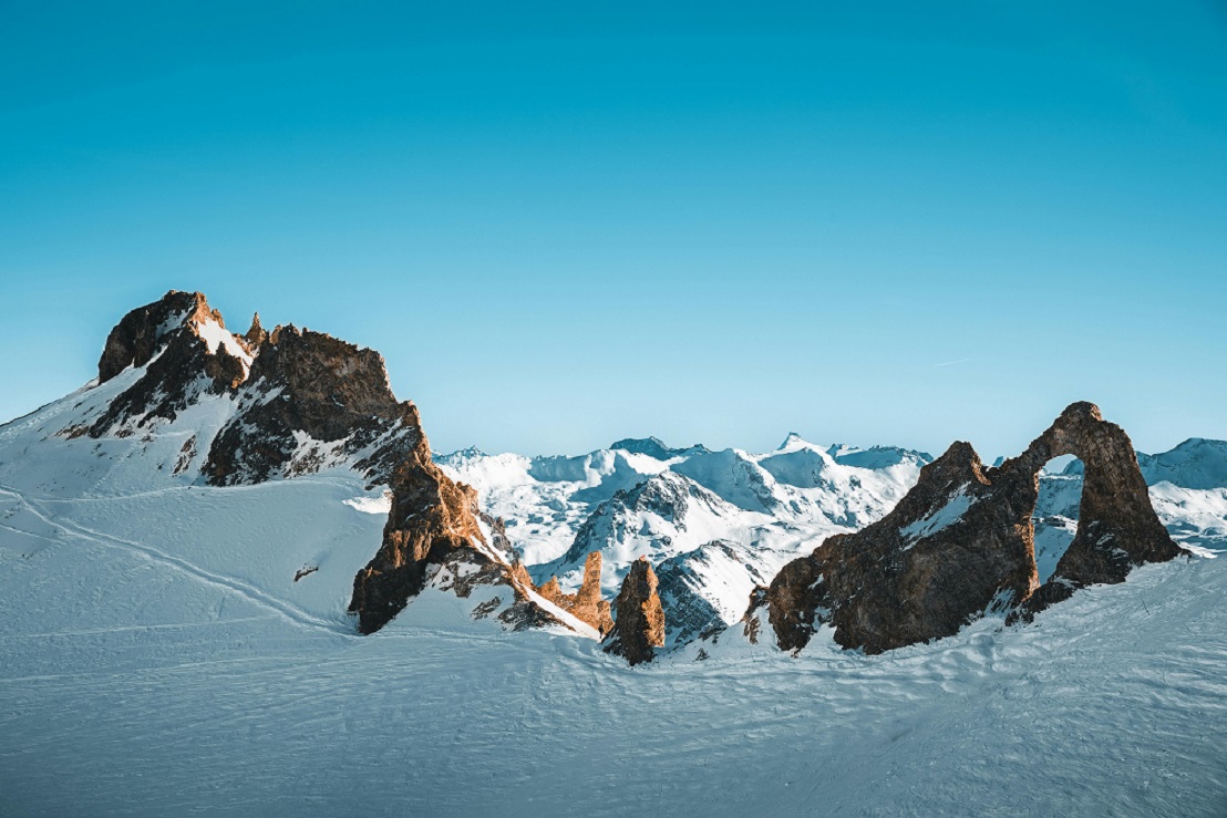 skiing resort in Val d'Isère