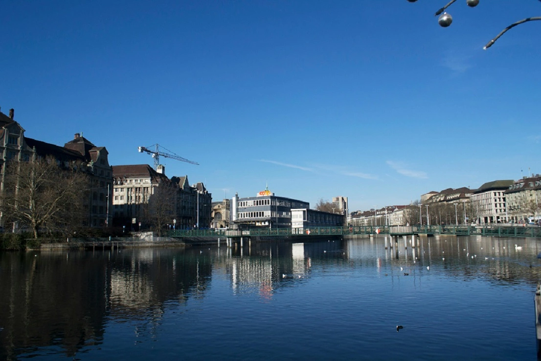 A lake in Zurich