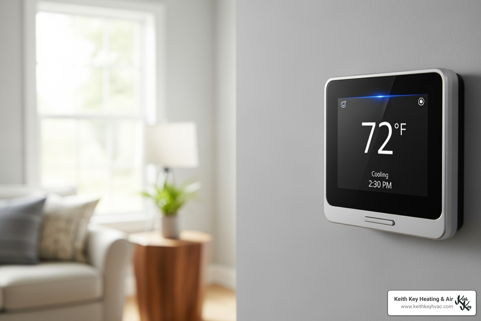 smart thermostat displaying a comfortable temperature - heat pump tune up crawfordville smart thermostat displaying a comfortable temperature - heat pump tune up crawfordville
