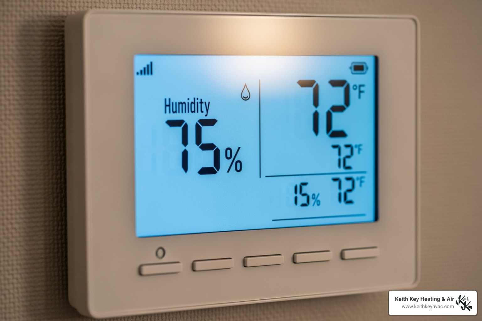 thermostat showing high humidity - same day air quality repair woodville fl thermostat showing high humidity - same day air quality repair woodville fl