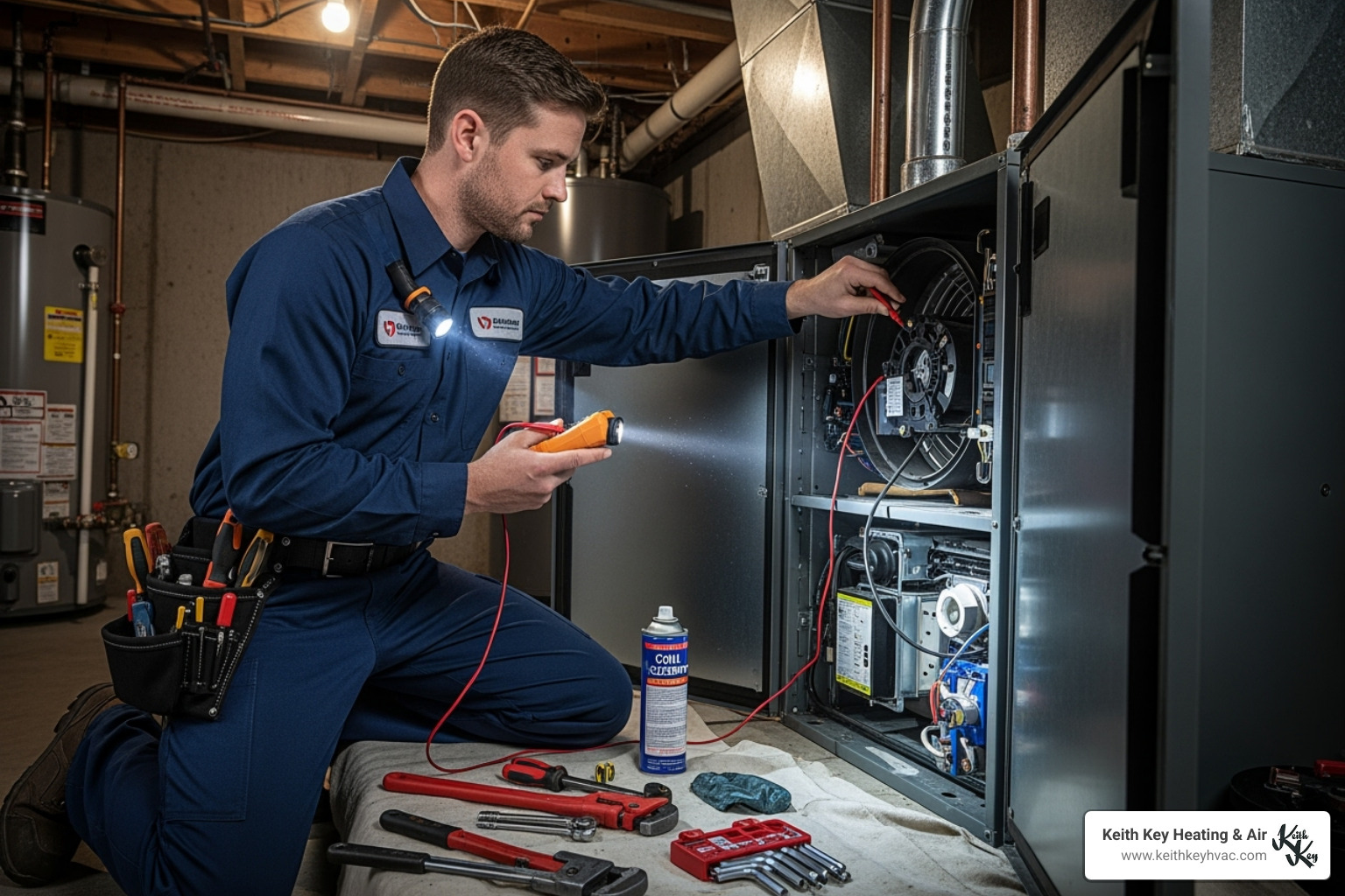 technician servicing an air handler unit - same day air quality repair woodville fl technician servicing an air handler unit - same day air quality repair woodville fl