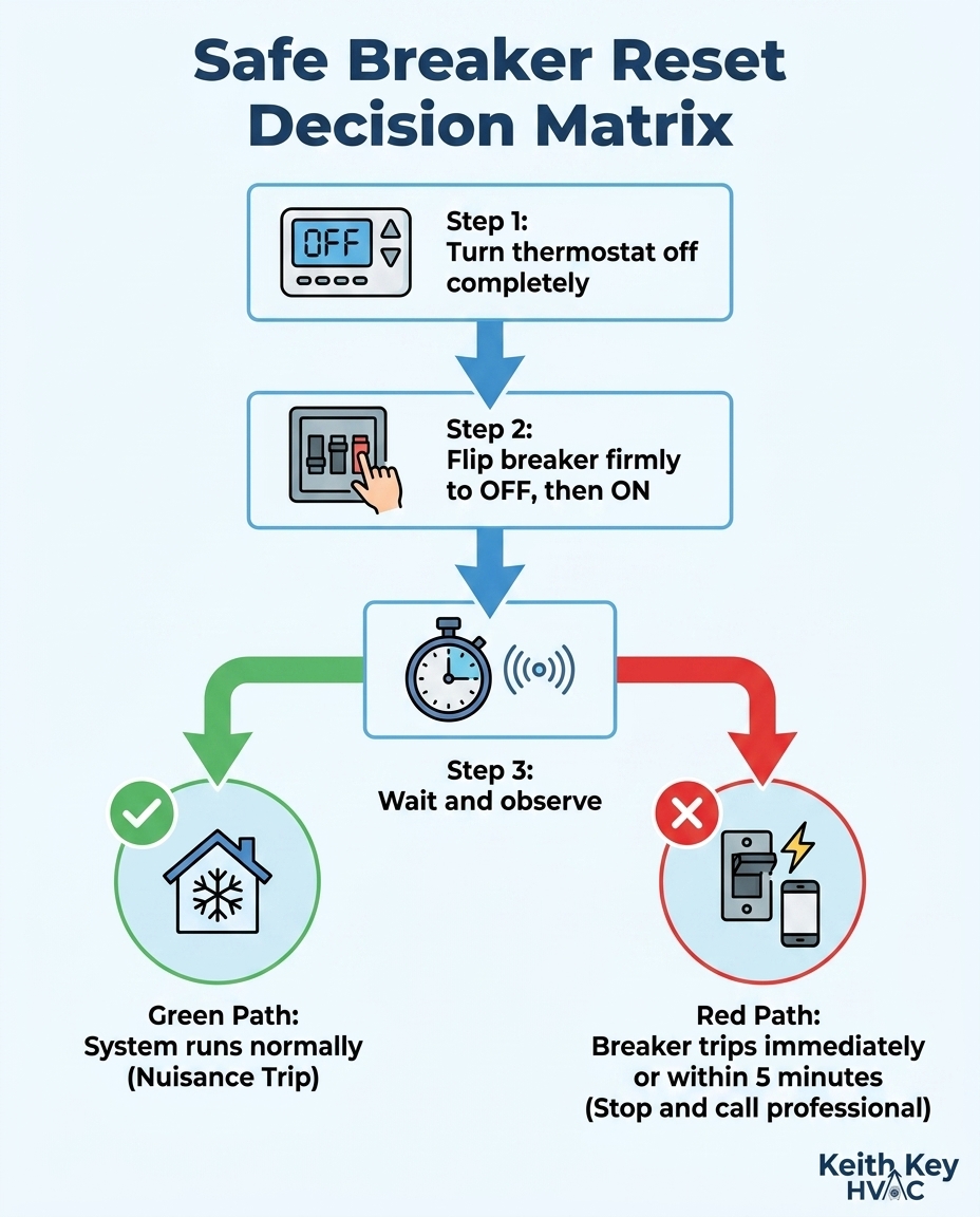 Safe Breaker Reset Decision Matrix