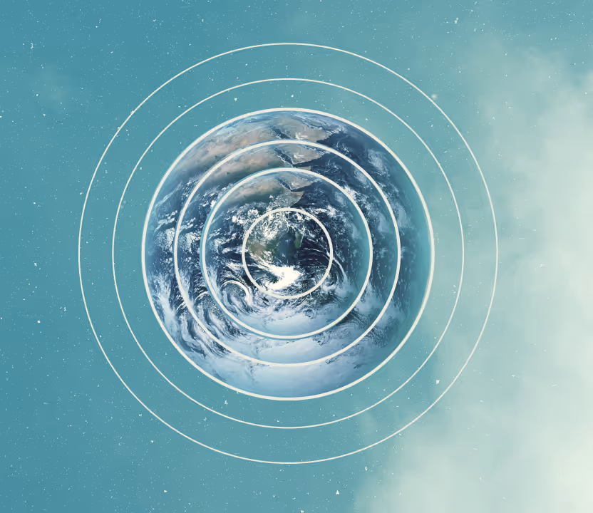 Water in circle image