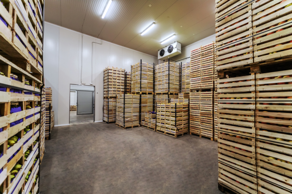 food storage facility entryway damage risk from forklift
