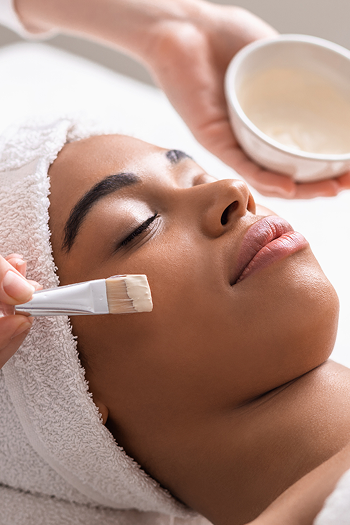Spa treatment promotion at The Skin + Makeup Institute