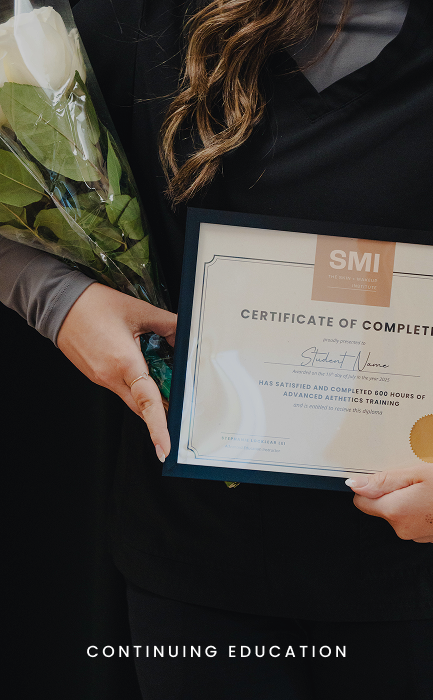 Licensed professional advancing skills through continuing education at SMI