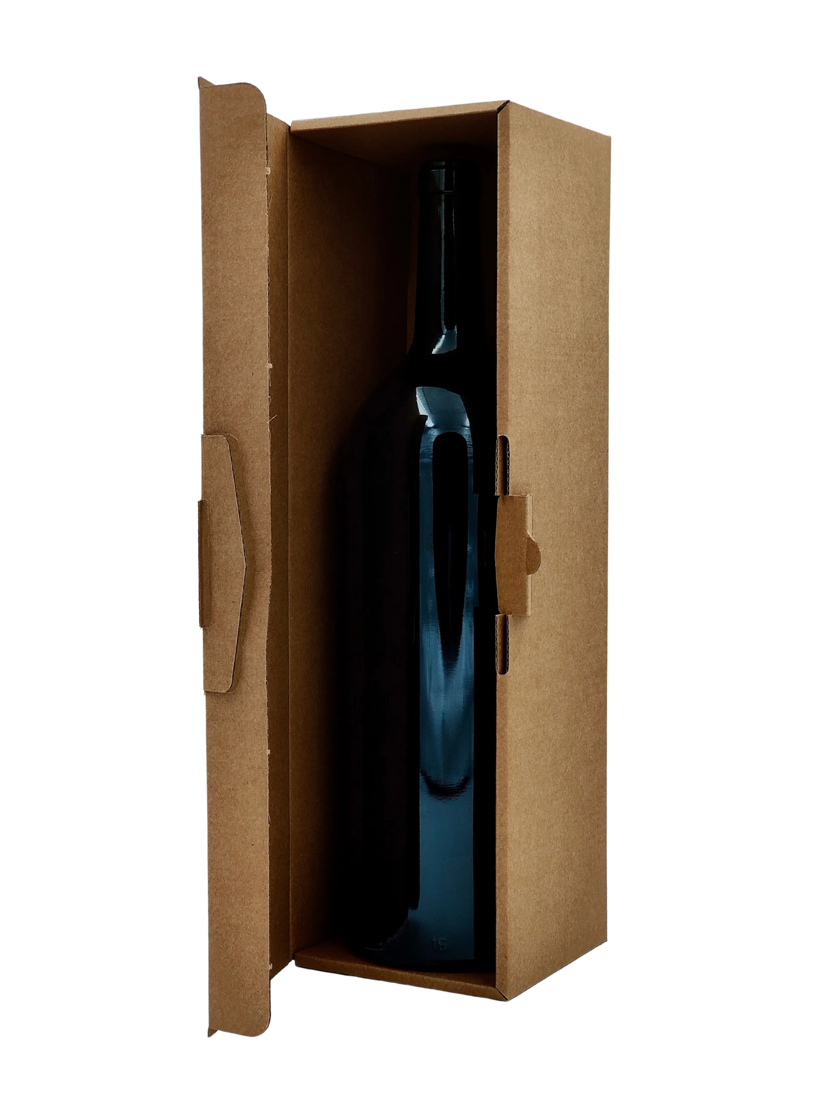 Coffret kraft écru 1 magnum