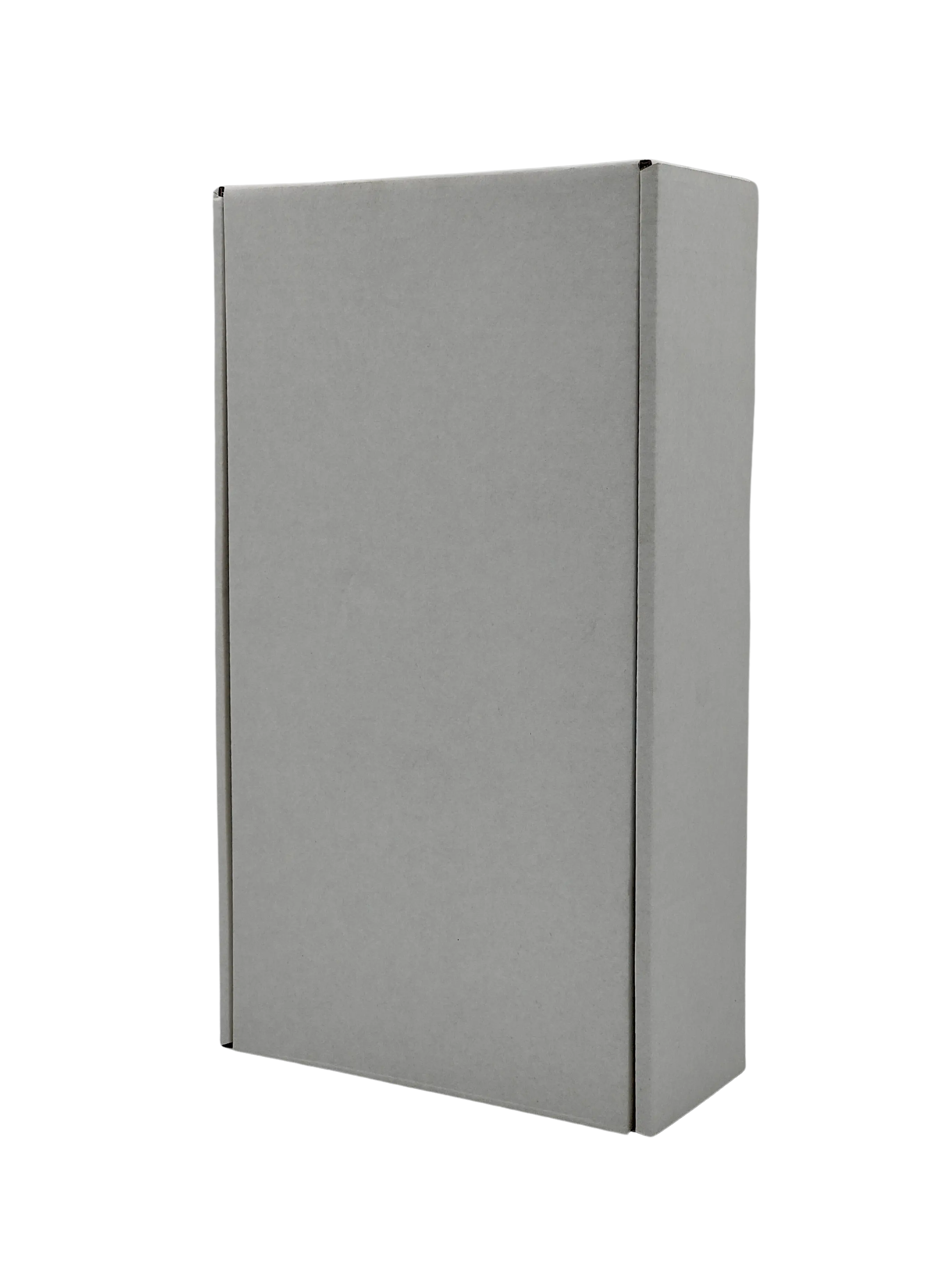 Coffret kraft blanc 2 bouteilles