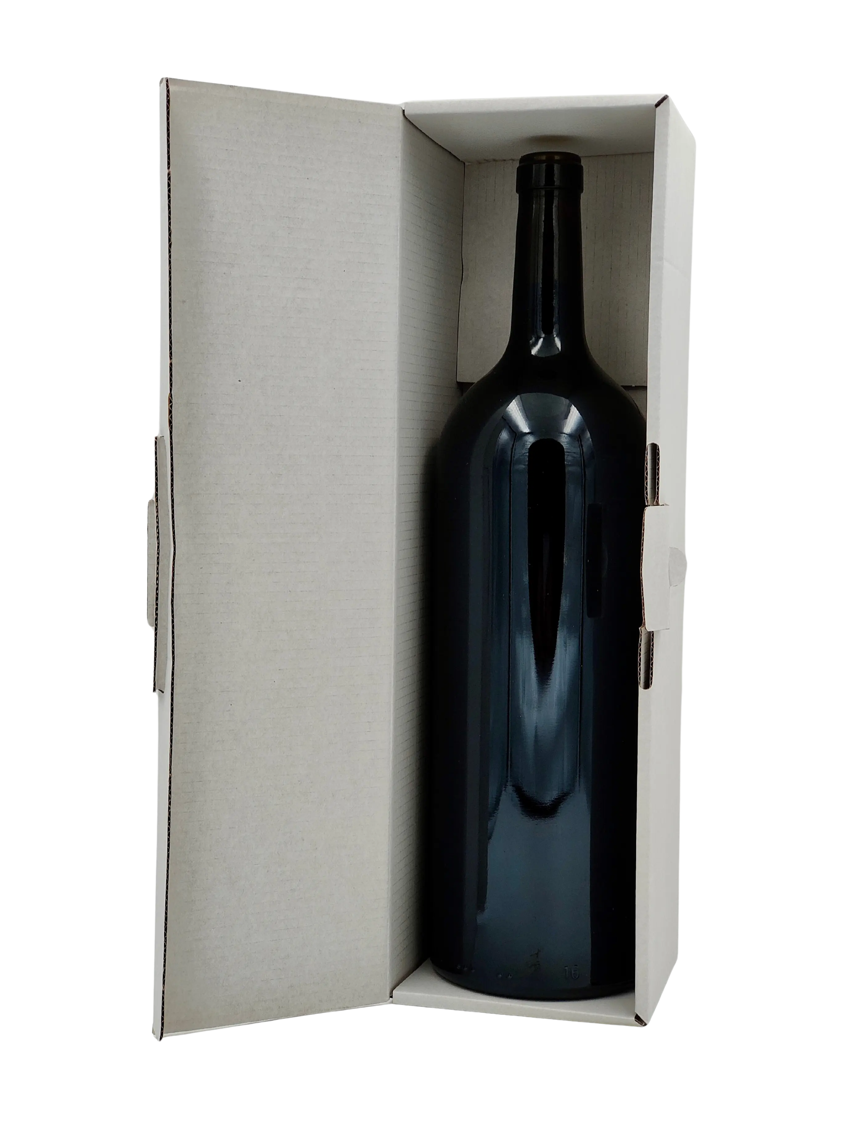 Coffret kraft blanc 1 magnum