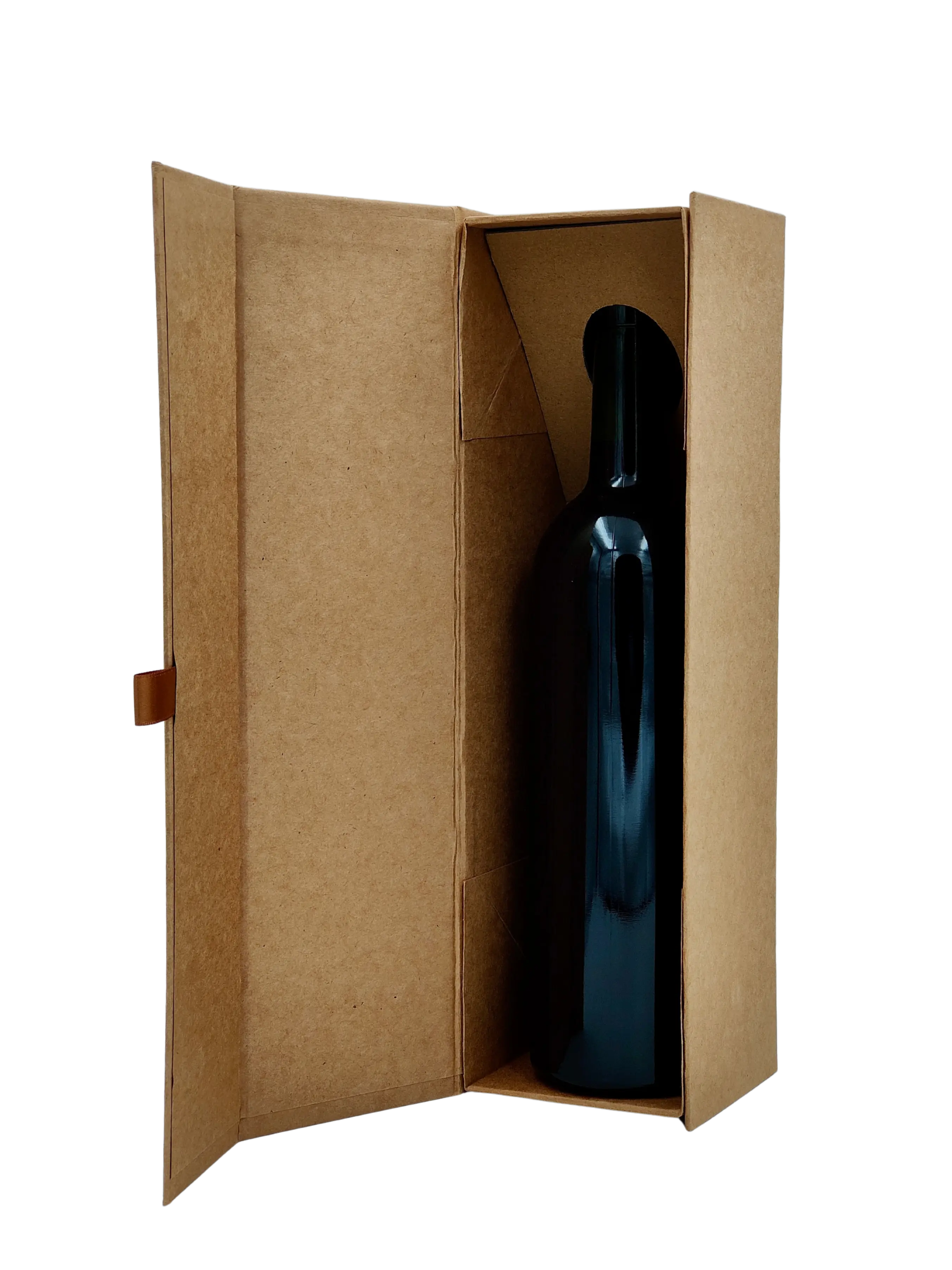 Coffret kraft aimanté 1 bouteille
