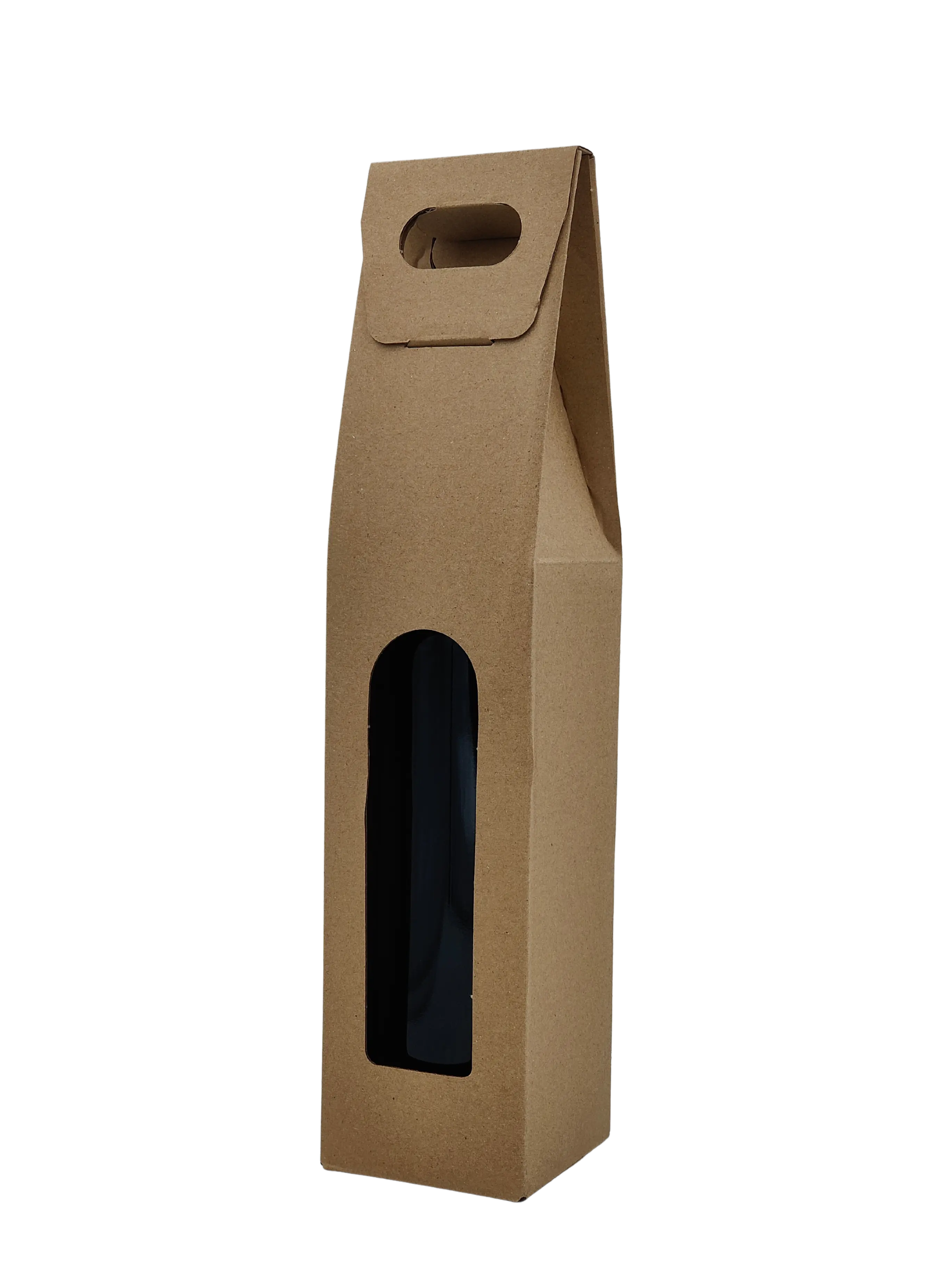 Portable kraft écru 1 bouteille