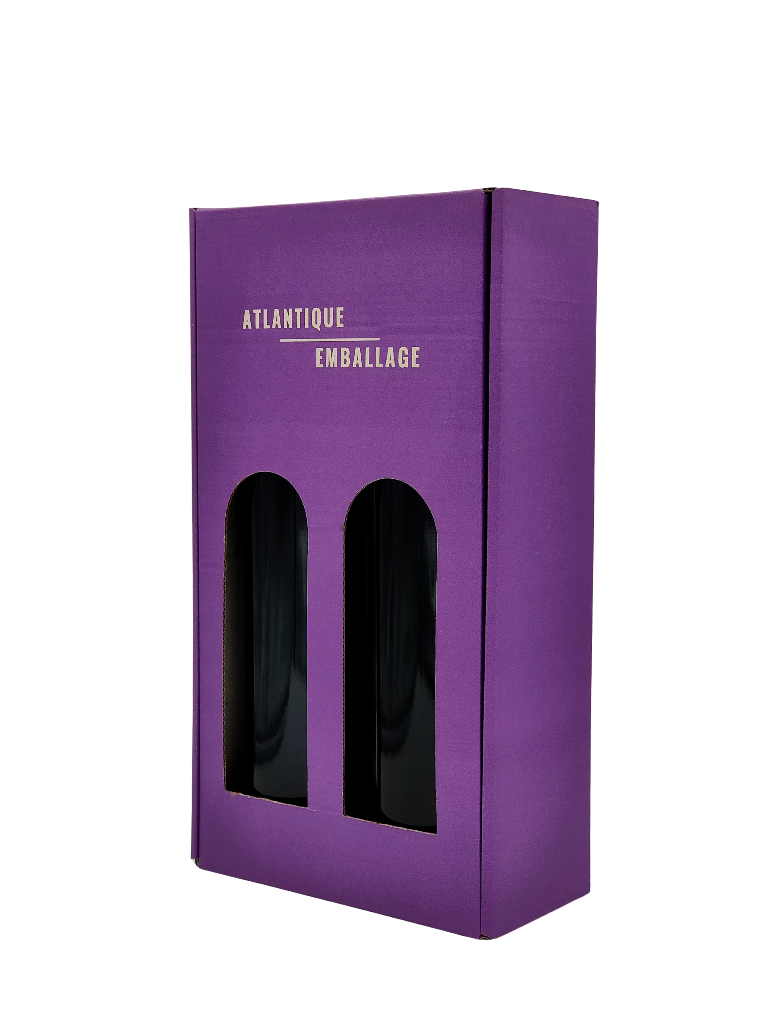 Portable kraft couleur au choix 2 ou 3 bouteilles