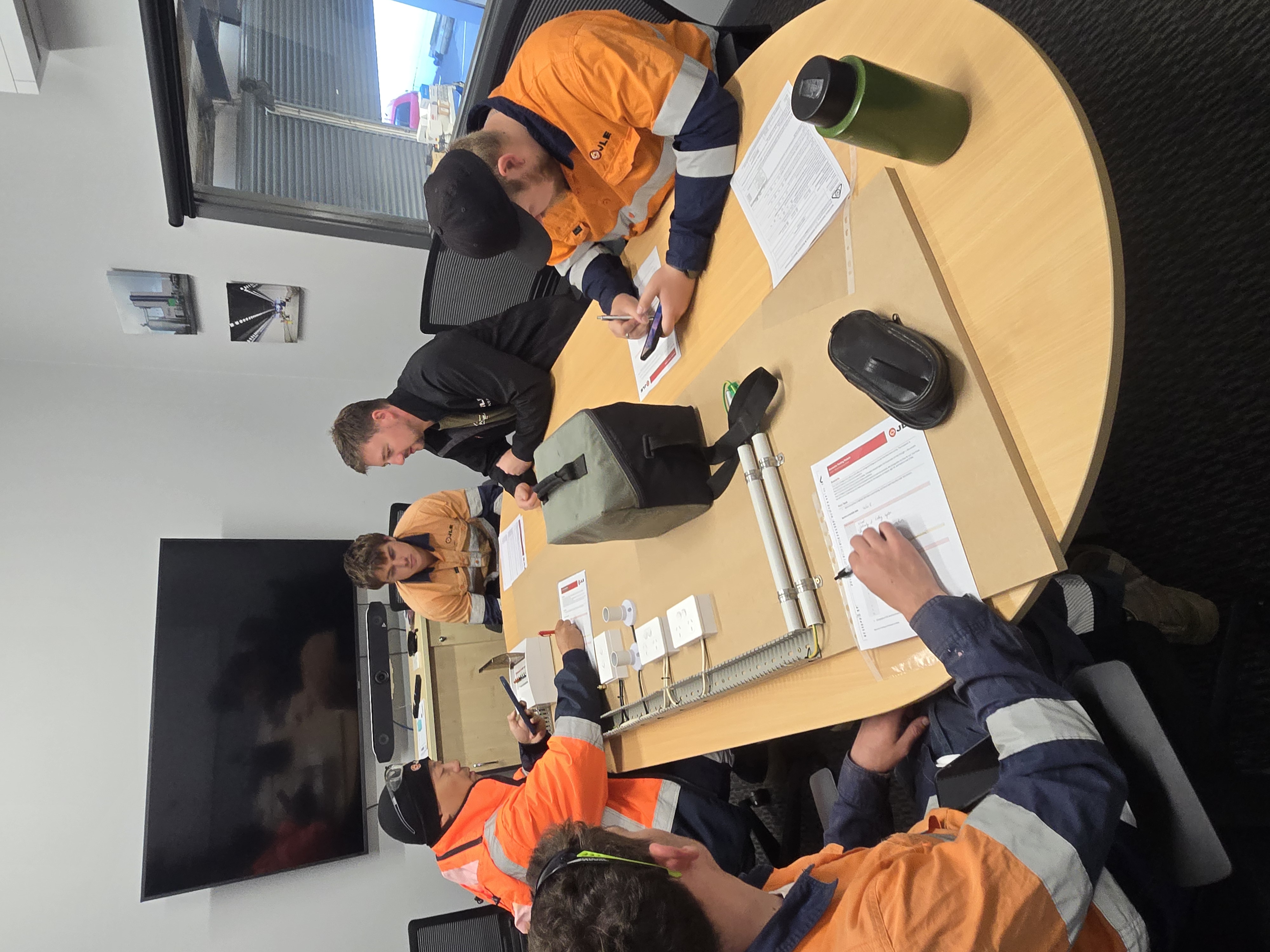 JLE electrical and mechanical apprentices at Apprentice Training & Development Week