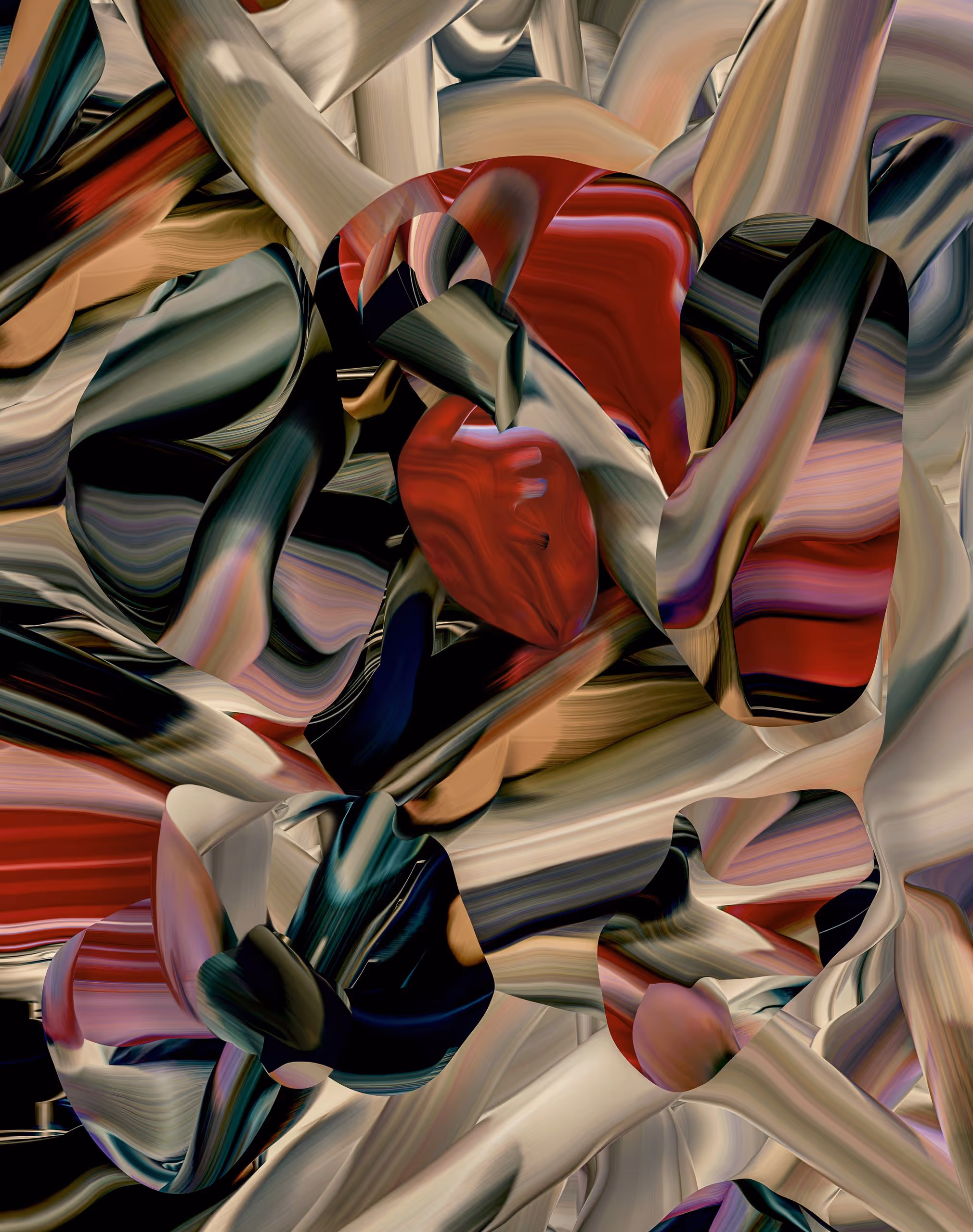 Ohne Titel (Linienobjekt, 1973) von Leo Erb – weiß gefasstes Holz, Malte Uekermann Kunsthandel Berlin / Untitled (line object, 1973) by Leo Erb – white-painted wood, represented by Malte Uekermann Kunsthandel Berlin