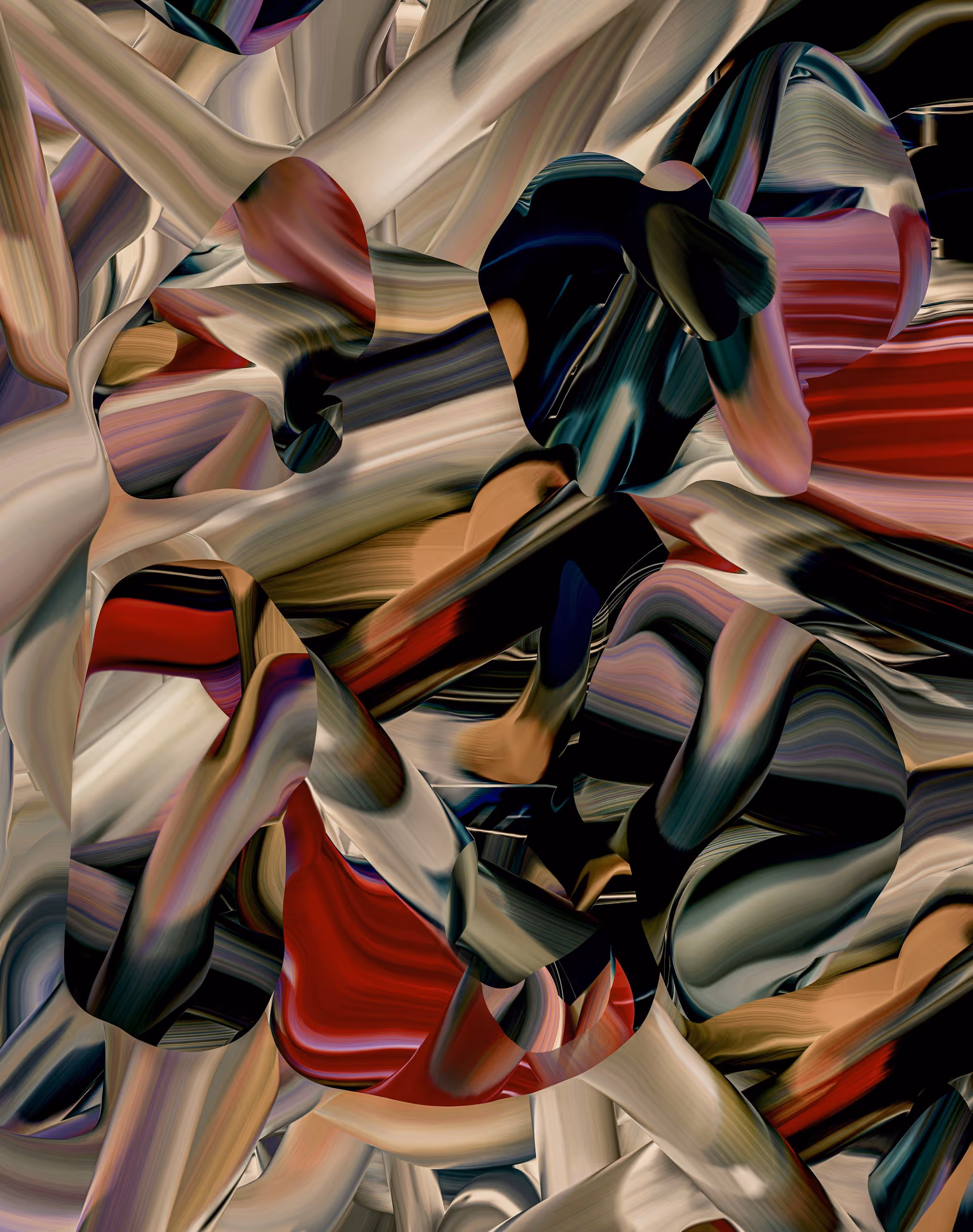 Linienobjekt (Beweglicher Turm, 1968) von Leo Erb – weiß lackiertes Aluminium, Malte Uekermann Kunsthandel Berlin / Line object (Moving Tower, 1968) by Leo Erb – white-lacquered aluminium, represented by Malte Uekermann Kunsthandel Berlin