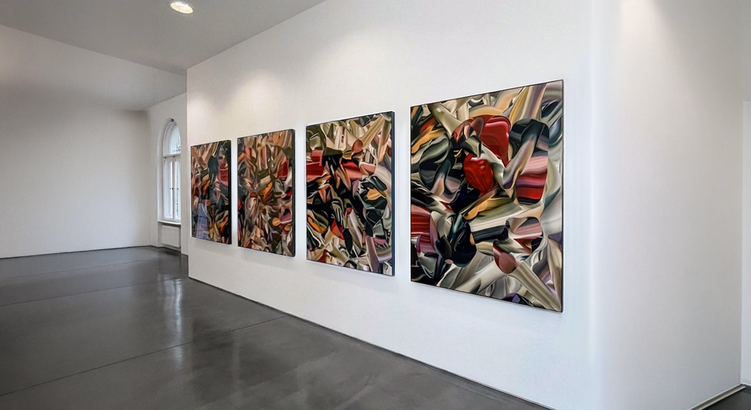Gallery Pic with Martina Ziegler’s Magricollages series