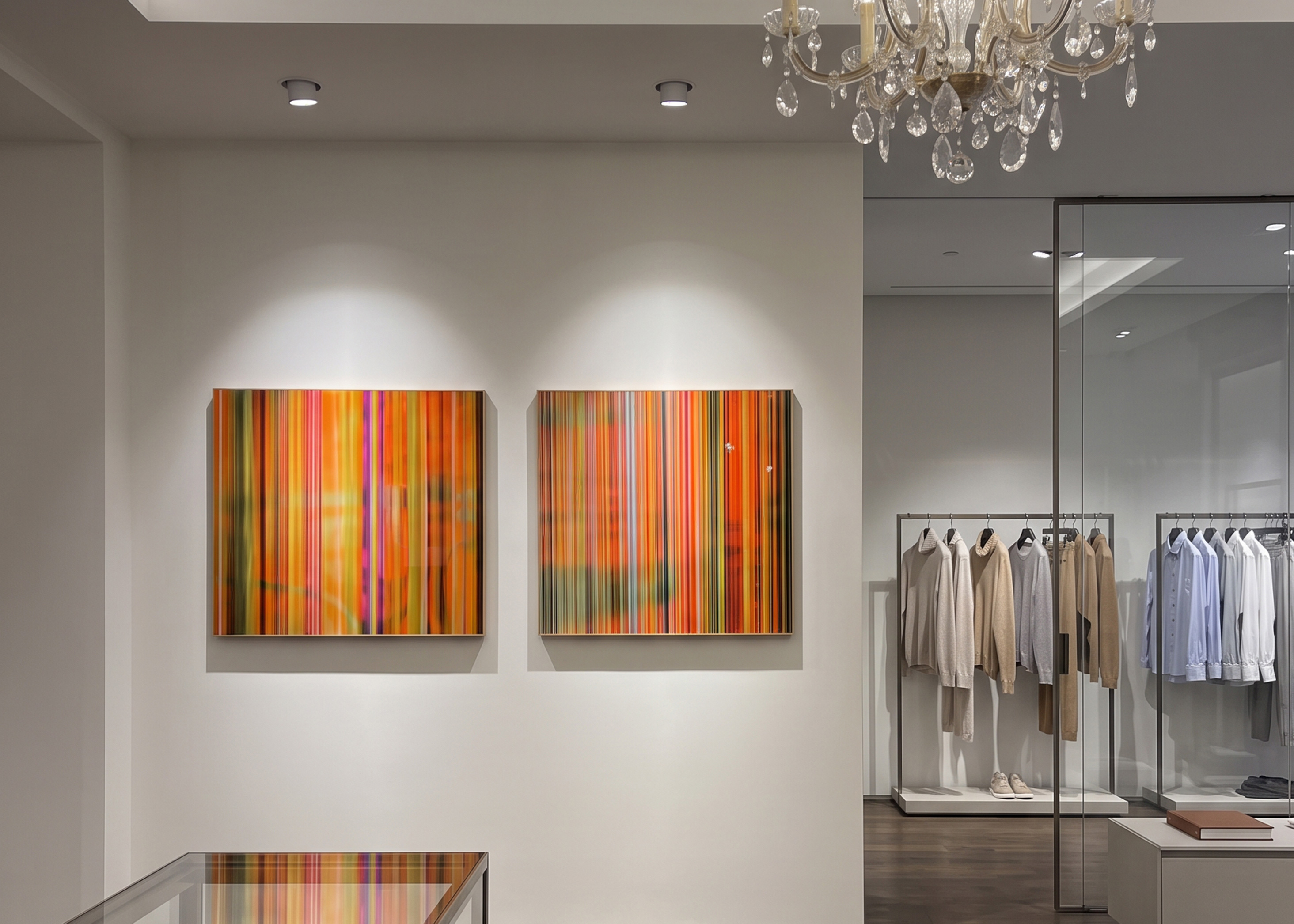 Gallery Pic with Martina Ziegler’s Magricollages series