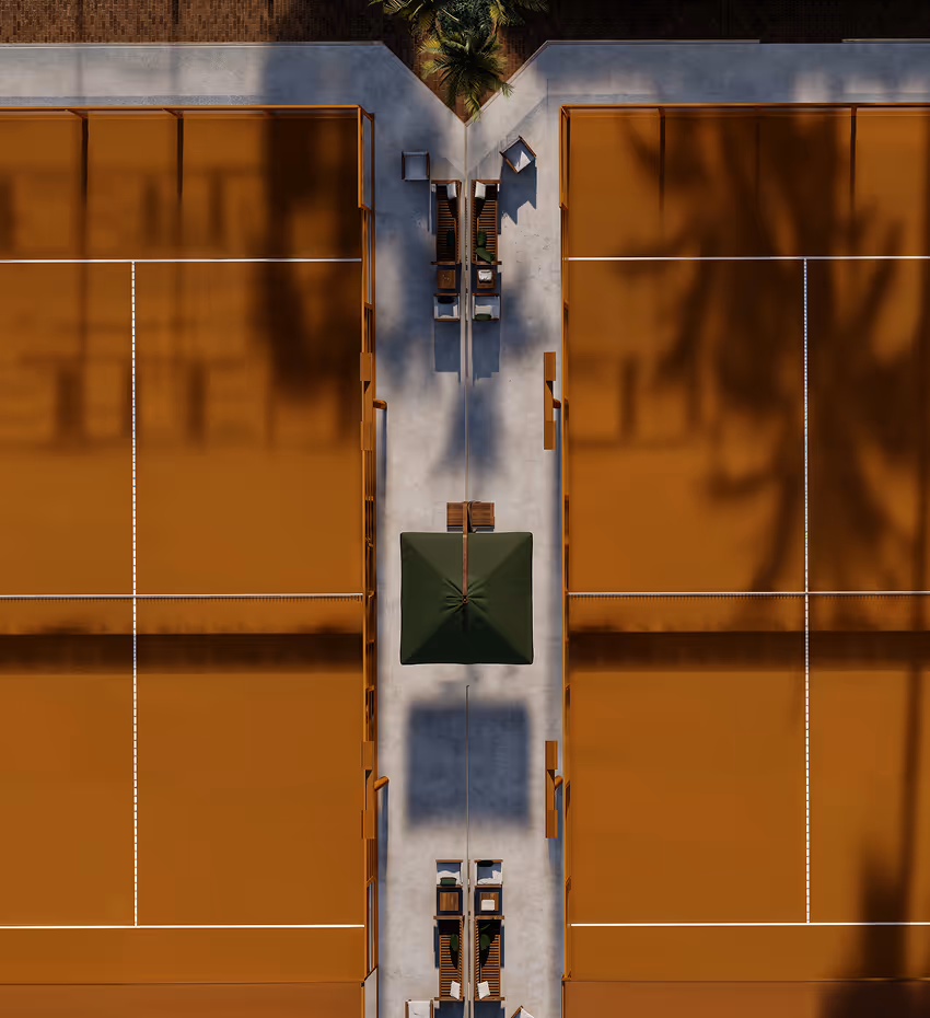 Courts pic from above