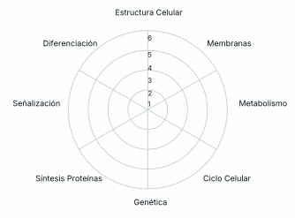 Imagen representativa de un gráfico de radar