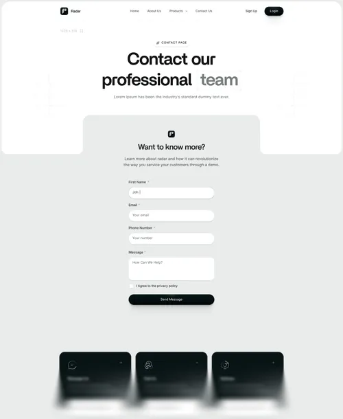Contact overview image.