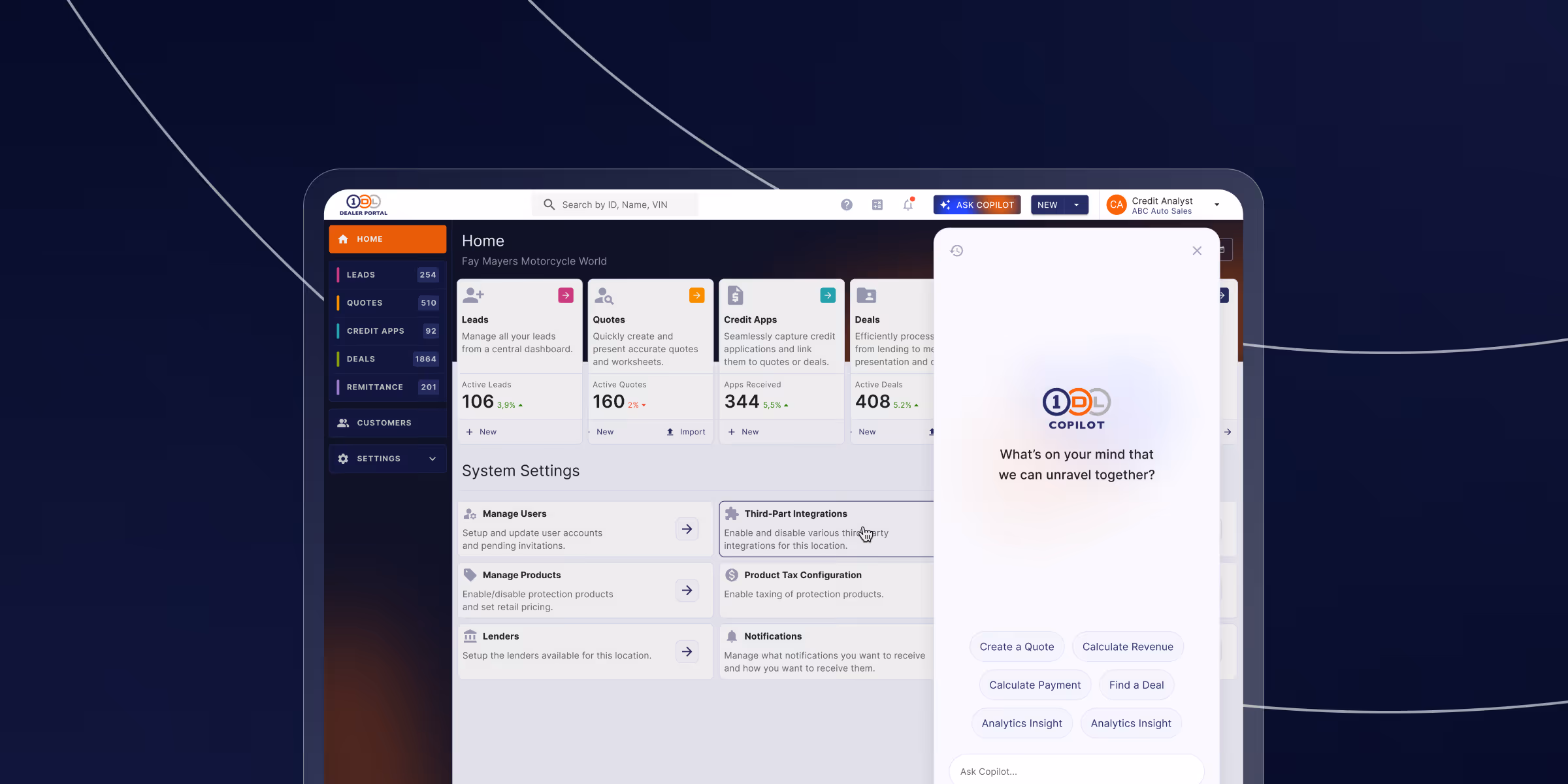 the first powersports ai agent for dealership management systems