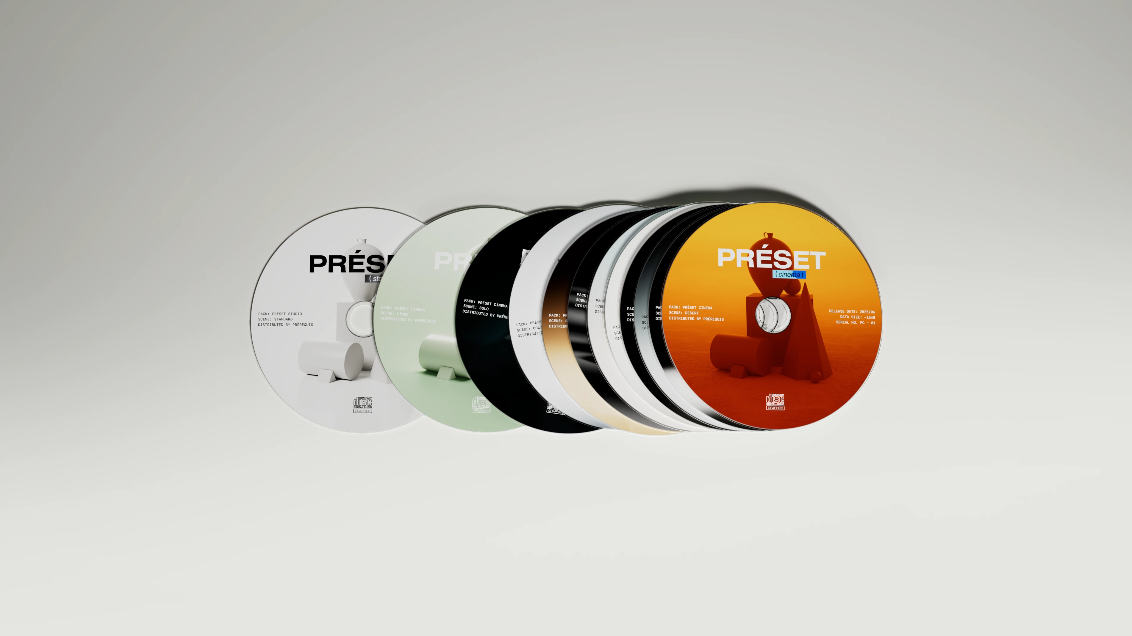 PRESET Individual Scene Disks