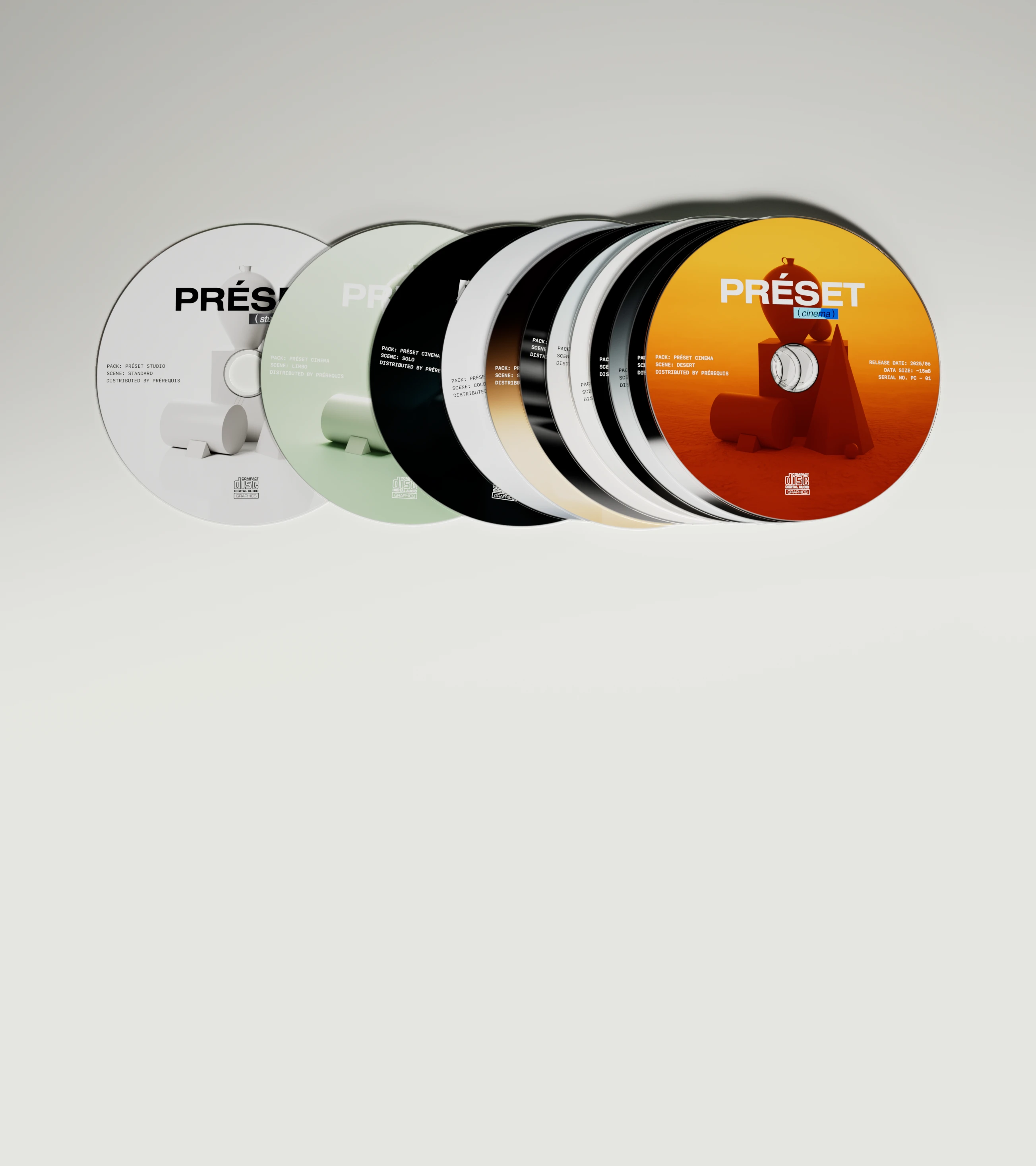 PRESET Individual Scene Disks