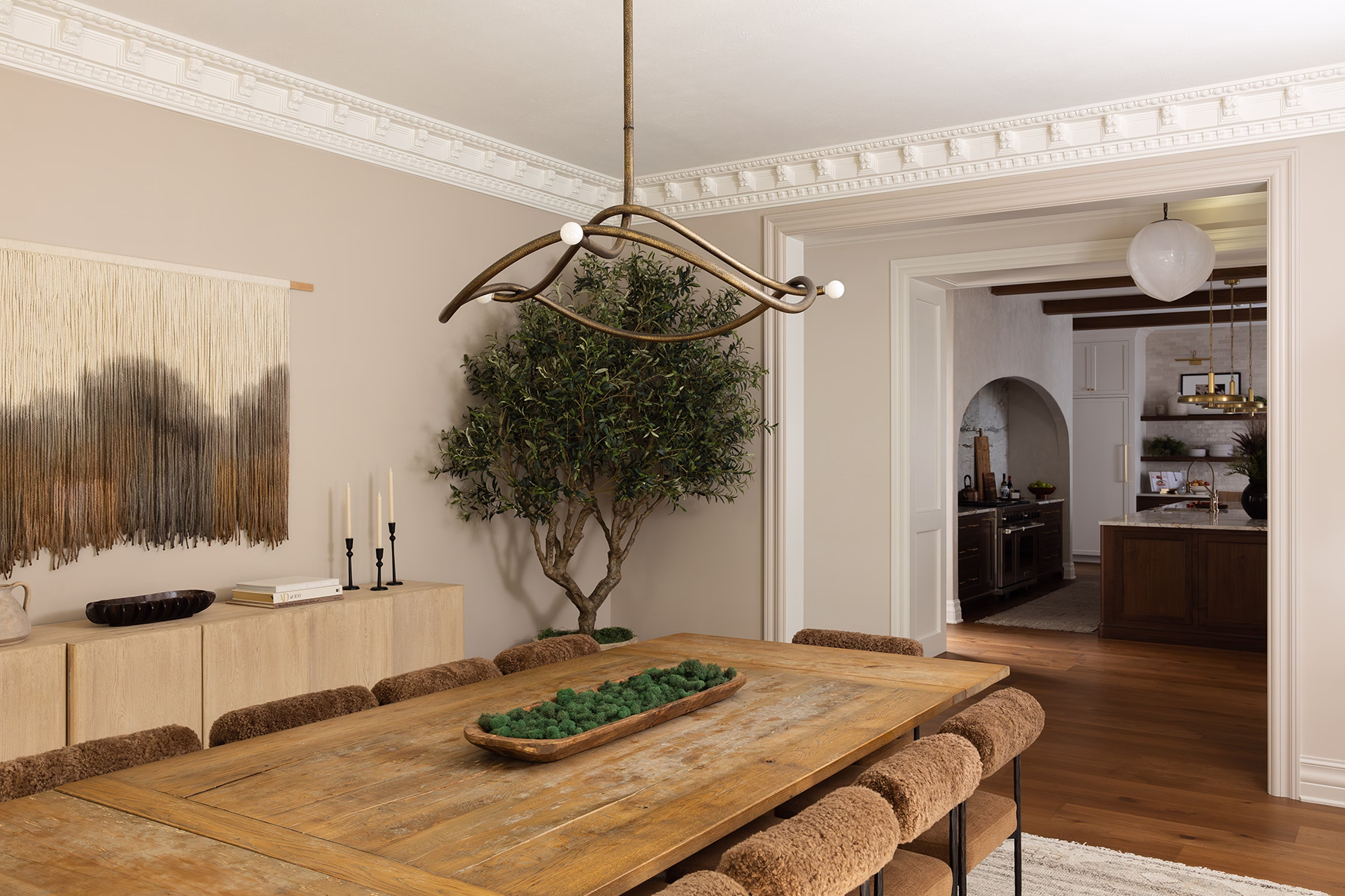 zionsville home remodel, dining room design