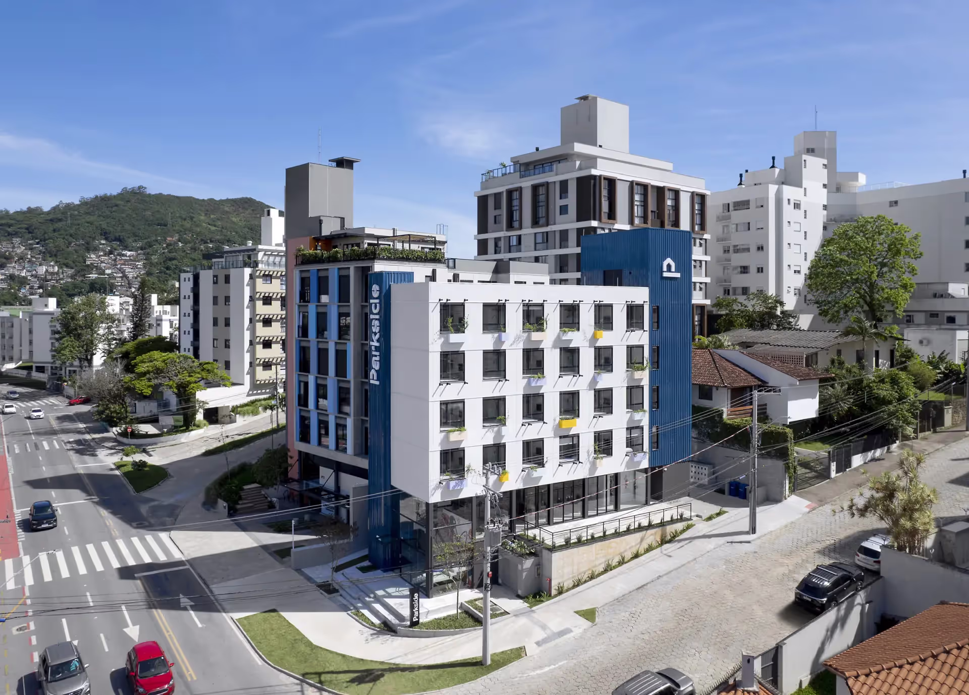 Imagem da fachada da unidade Parkside.