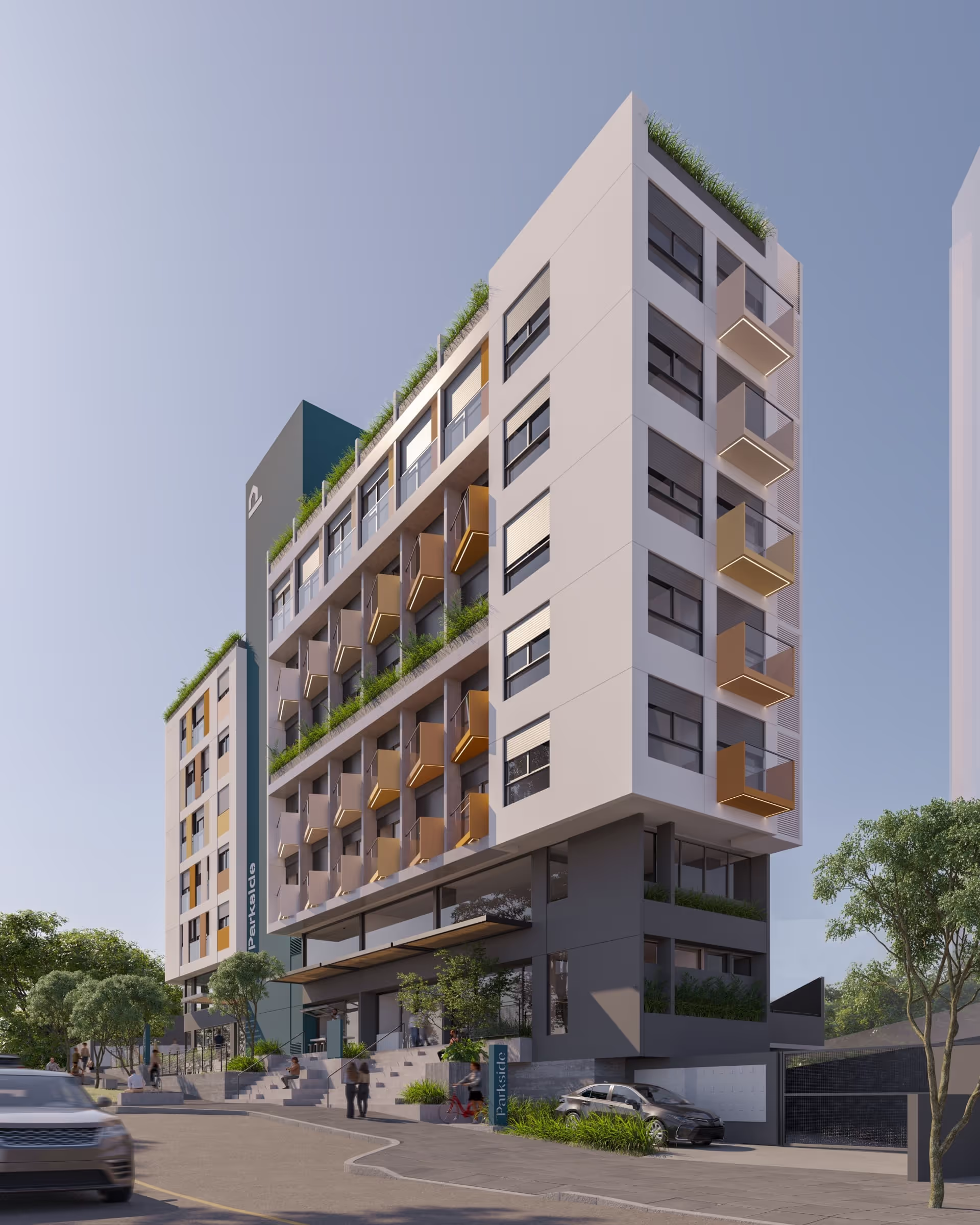 Imagem da fachada da unidade Parkside.