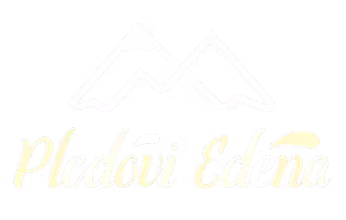 a logo with mountains in the background