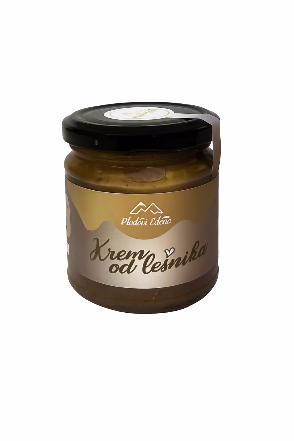 a jar of food with a label