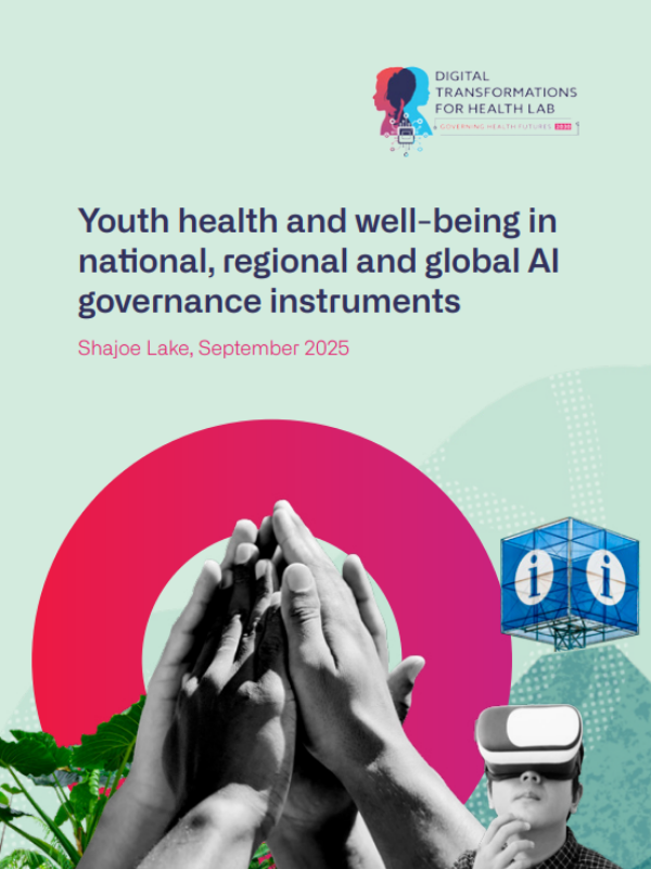 Youth health and well-being in national, regional and global AI governance instruments