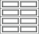 Long Panel Garage Door Calgary