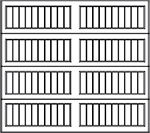 Vertical Long Panel Garage Door