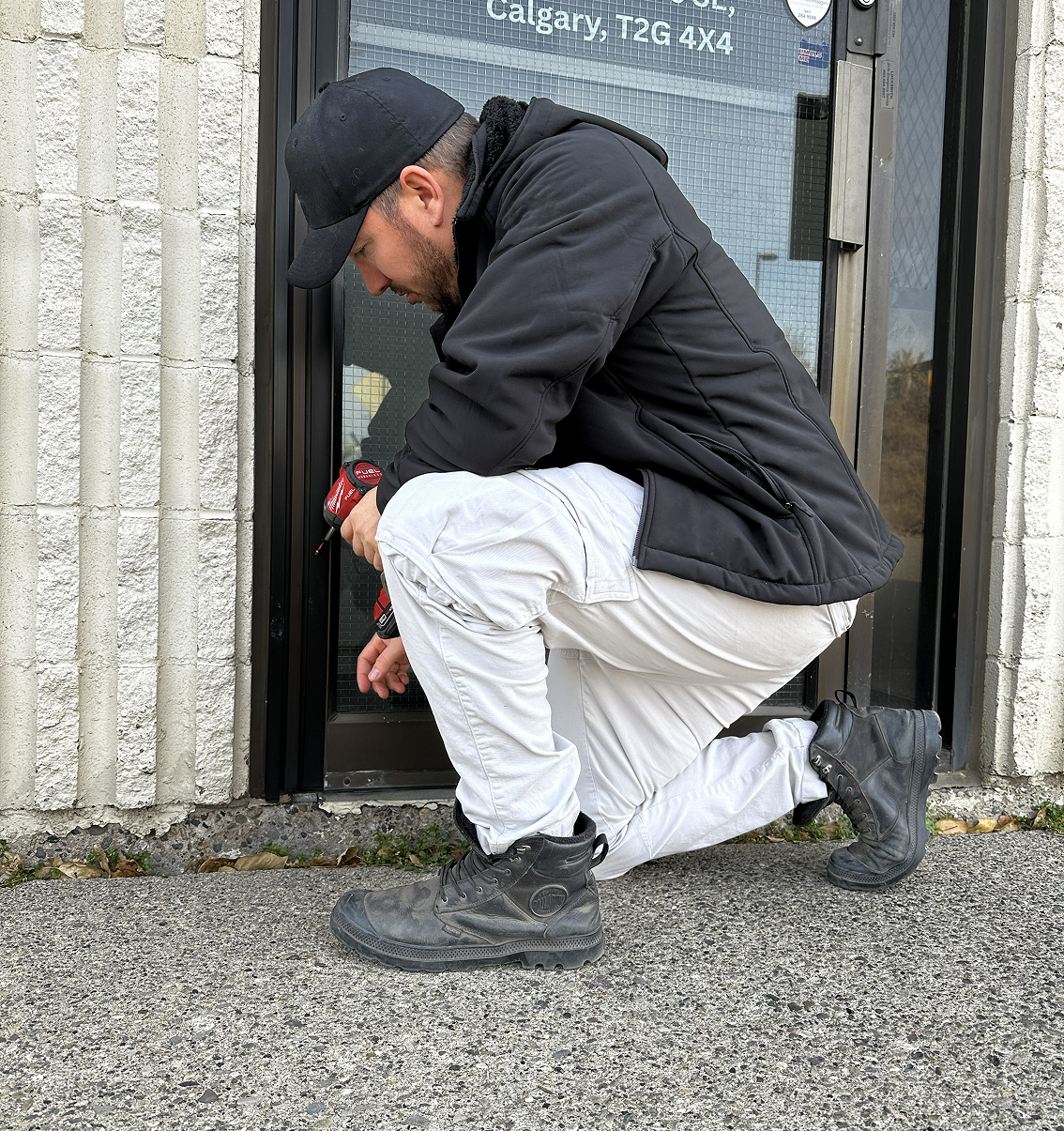 Storefront door repair Calgary