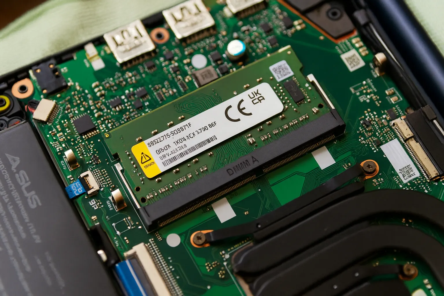 Robotics chip zoomed in