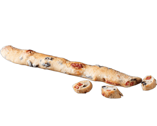 Photo du pain bâton apéro, produit artisanal de la boulangerie Une Tartine de Bonheur.