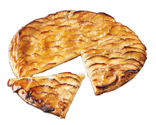 Photo de la pâtisserie tartelette fine aux pommes, dessert fait maison par Une Tartine de Bonheur.